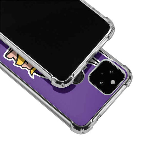 NFL Minnesota Vikings Large Logo Google Pixel 5 Clear Case